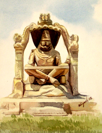 Ugra Narasimha - Hampi