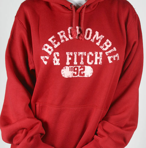 red abercrombie sweater