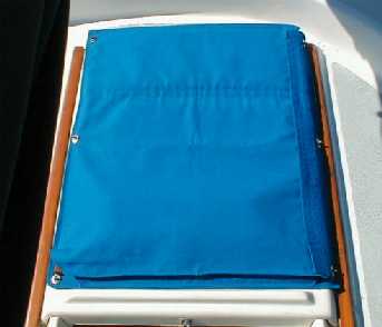 Companionway slats all tucked away