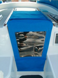 Companionway Protector which Flips up