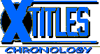 X Chronology