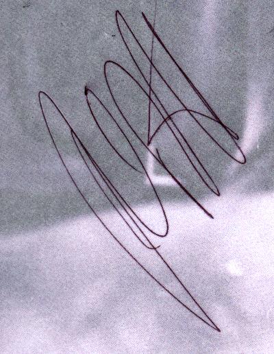 Paul's Autograph