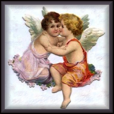 Angel Children Hugging