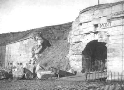 Der sdlich liegende Eingang des Forts, 1916