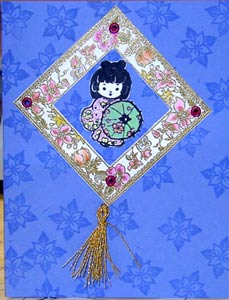 Kimono Girl Card