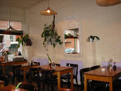 Inside cafe