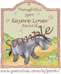 Eeyore Lover Award