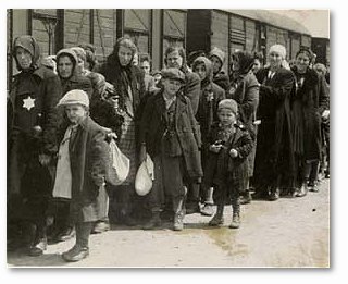 Women and Children Arriving at Auschwitz