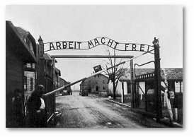 Main gate to Auschwitz