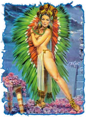 [image--the Aztec Goddess Xochiquetzl]
