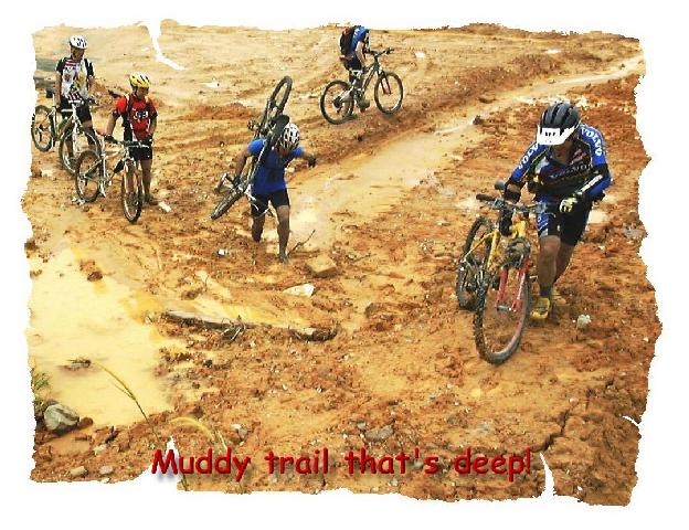 Nothing but deep soft and thick mud!