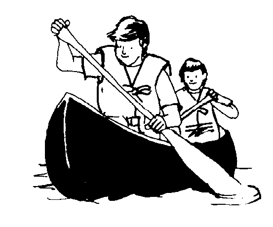 kayak clipart black and white - photo #15