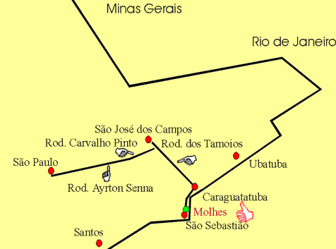Mapa de Molhes