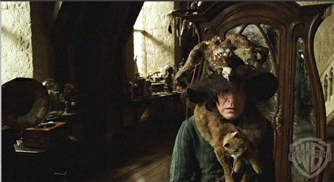 Boggart Snape as Grandma Snape!