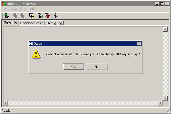it may say this when you first open Midway error message in Midway