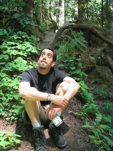 At peace in the forest