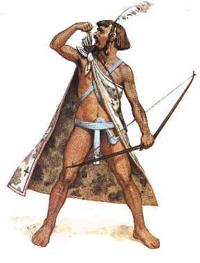 Figure ii) A Libyan archer (Healy 1993)