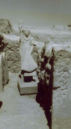 Figure ix) Neb-Re's statue in situ (Snape/Thomas)