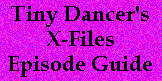 Tiny Dancer's Episode Guide