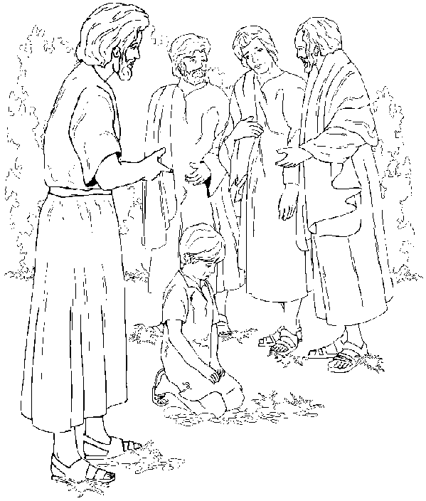 Jesus blesses the children