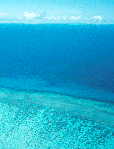 Here's the edge of Heron Reef.