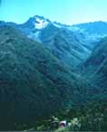 Bolivar Peak seen from 		La Aguada