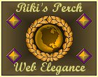 Riki's Perch Web Elegance Bronze Award