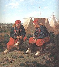 The Brierwood Pipe, by Winslow Homer, 1864