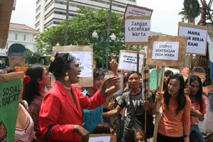 Transgenders show up during Human Rights Day