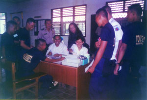 measuring blood pressure
