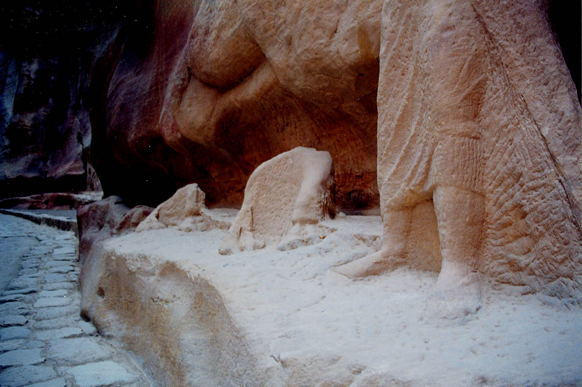 An ancient forgotten caravan enters Petra.