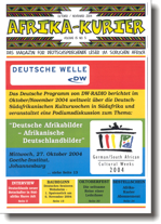 Afrika-Kurier Titelseite, Heft 5, 2004
