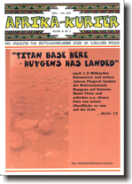 Afrika-Kurier Titelseite, Heft 2, 2005