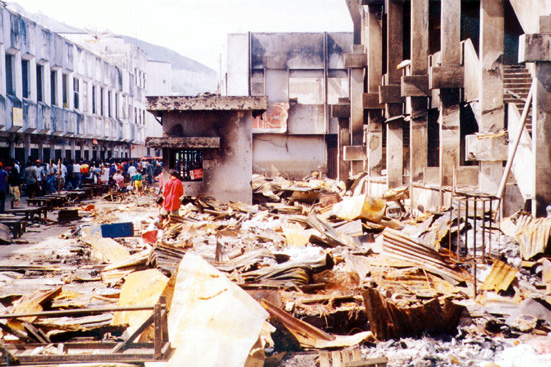 Mardika Shoping Centre - Destroyed