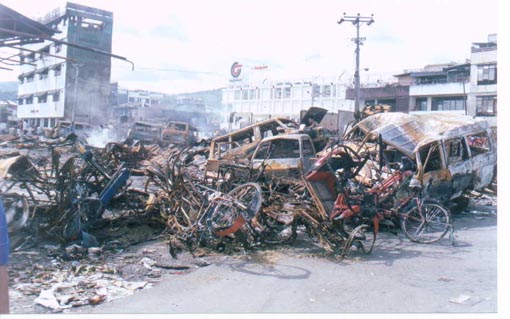Destroyed Area of Pasar Gambus - Ambon