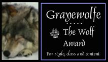 Greywolf's Award