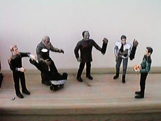 group shot of action figures