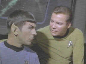 Kirk and Spock