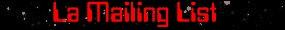 Iscriviti alla Mailing List