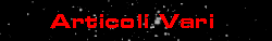 Articoli Vari