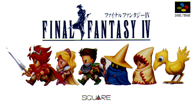 Final Fantasy 4 logo with characters