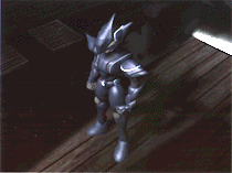 Screenshot of the Dark Knight in PlayStation FF4 rerelease