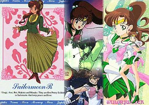 Various Pics of Sailor Jupiter(52KB)