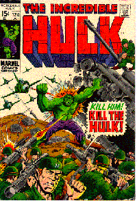 Incredible Hulk #120, cover by Trimpe