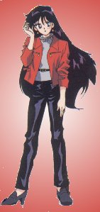 Rei in some really cool clothes