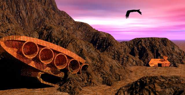 The Ark. Original home on Earth to the Autobots (and temporary staging ground for the Maximals).
