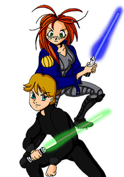 Mara and Luke by MJade