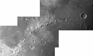 Mosaico Luna, (appennini)