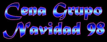 Cena Grupo Navidad 1998