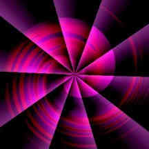 purple fan